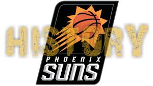 During the sixties and the seventies took place, in the city of phoenix, the birth of the local basketball franchise, the phoenix suns, and the local designers used purple and orange as the main colors for the uniforms. Phoenix Suns Primary Logo Sports Logo History