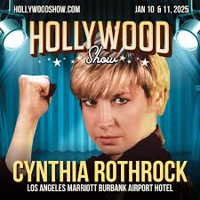 Please welcome Cynthia Rothrock back to The Hollywood Show! Cynthia  Rothrock is know as the first American Female Martial Arts film star. In  weapons competition, Cynthia is the first and only woman