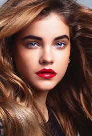Caramel Brunettes With Blue Eyes Mooie Vrouw Portret Vrouw