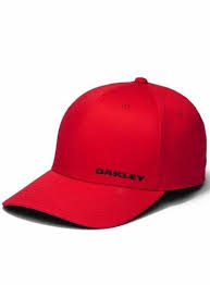 Oakley Small Bark Cap Red Baseball Hat Size L Xl Fitted Baseball Hats Reds Baseball Hat Sizes
