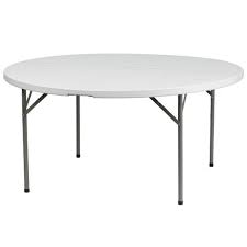 Flash Furniture 60 Round Plastic Table White Walmart Com Round Folding Table Folding Table Flash Furniture