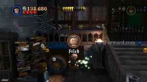Switch back to hagrid so you can use wingardium leviosa on the fallen bricks. Lego Harry Potter Years 1 4 Character Token Change Your Character Press Spacebar To Griphook Open The Vault To Get Filch Token