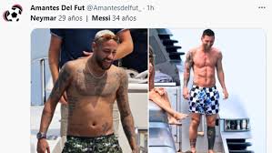 K einer von uns, wage ich mal zu behaupten, ist bislang ohne. Fans Vergleichen Die Oben Ohne Posen Von Messi Und Neymar The Aktuelle News