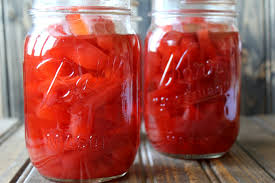 I use a melon ball scoop to remove the seed. Candied Red Hot Cinnamon Pickles My Farmhouse Table