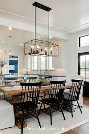 Mace River Custom Home Clark Co Homes Boise Custom Home Builder In 2020 Modern Farmhouse Dining Dining Table Black Black Dining Room