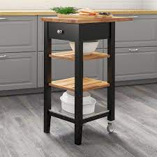 Stock availability is updated every 20 minutes. Stenstorp Kitchen Trolley Black Brown Oak 45x43x90 Cm Ikea