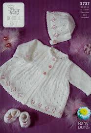 Premature Matinee Jacket Bonnet And Bootees In Dk 8ply Light Worsted 12 Baby Knitting Knitting Patterns Free Cardigans Baby Cardigan Knitting Pattern Free