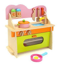 Buy 36 17 36cm Colorful Kitchen Wooden Wood Pretend Gas Stove Toy Model Set For Kids Gifts Home Online At Low Toy Kitchen Set Wooden Baby Toys Kids Wooden Toys