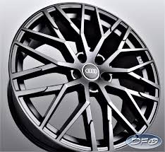20 2017 R8 Style Black Wheel Rims Fit Audi A4 A6 A8 S4 S6 S8 Rs4 Rs6 1349 Mb Ebay Wheel Rims Black Wheels Audi