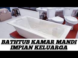 1/2 jarak antar lubang : Bathtub Kamar Mandi Modern Agung Anjar Youtube