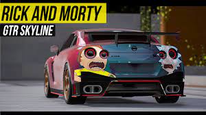 Rick and Morty R35 GT-R Skyline - YouTube