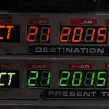 On y découvrait les aventures de marty mc fly qui se retrouve dans le futur au moyen d'une machine à voyager dans le temps, le 21 octobre 2015. Back To The Future Day The Movie S 2015 Predictions And The Hoax Explained Vox