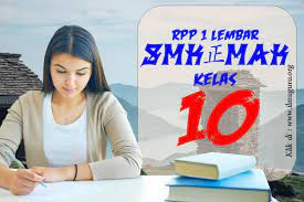 Agar dapat membantu pekerjaan tenaga pengajar untuk menyiapkan perangkat pembelajaran dan rpp yang saya bagikan di mauilmu.com ini bisa di jadikan pengetahuan bagi tenaga pengajar sekalian. Rpp 1 Lembar Ipa Smk Kelas X Semester 1 Edisi Revisi 2020 Update