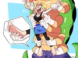 Android 18 feet tickle