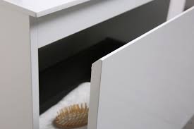 Gray cabinet white countertop bathrooms near alice. Bathroom Furniture Set Alice 600 Glossy White Optional Mirror