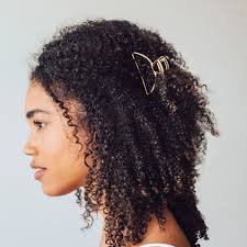 Teenitor 2 pairs topsy hair tail tools, hair braid accessories ponytail maker,french braid tool loop for hair styling, 4pcs, 2 colors. Open Shape Claw Clip Gold By Kitsch