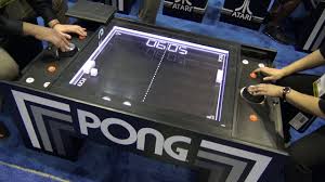 Atari Pong Table Electromechanical Game Debut Iaapa 2017 Calinfer U Pong Classic Games Atari