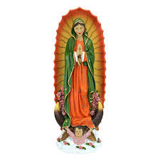 Tonantzin representa quien era la virgen de guadalupe antes que la colonizaron los españoles. Design Toscano 33 5 In H The Virgin Of Guadalupe Religious Large Garden Statue Jq9454 The Home Depot