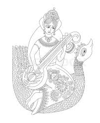 black and white drawing of indian stock vector colourbox black and white drawing of indian