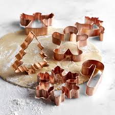 3 wide x 3½ long x 1 . Copper Candy Cane Cookie Cutter Williams Sonoma