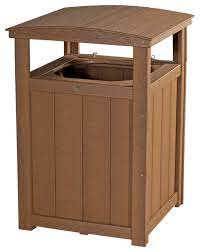 Check spelling or type a new query. Commercial Grade Outdoor Trash Can In Premium Poly Lumber Transitional Outdoor Trash Cans By Furniture Barn Usa 38 Houzz