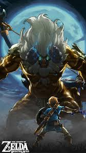 The Legend Of Zelda Breath Of The Wild рецепты Golden Lynel Phone Wallpaper Visit Blazezelda Tumblr Com Legend Of Zelda Breath Zelda Art Breath Of The Wild