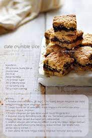 Date Crumble Slice Diy Food Recipes Sweet Recipes Sweet Cookies