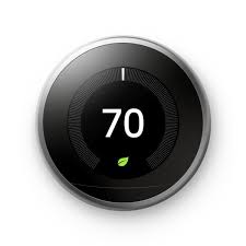 Location is the home depot. Google Nest Learning Thermostat 3rd Gen In Stainless Steel And Nest Protect Battery Smoke And Carbon Monoxide Detector Vbd3t2xx16 The Home Depot