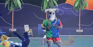 Hammerhead's clues start with him saying that as a shark, he's always killing it. he claims to be a workaholic and we see a plate with a burger, shredded carrots, and an alphabet soup that read talk. The Masked Dancer Is Hammerhead Shark A Swimmer Tv Shows Ace