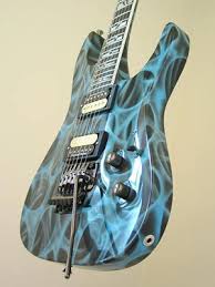 I was really bored, found it up in my workshop, and sprayed it. Custom Paint Jobs For Guitars Fasrluna