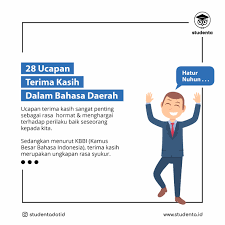 Check spelling or type a new query. 28 Ucapan Terima Kasih Dalam Bahasa Daerah Studenta