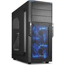 Made of robust materials, the atx midi tower perfectly fits in anywhere with a design that features clear shapes and a classic black finish. Sharkoon T3 W Blau Pc Gehause Bei Notebooksbilliger De