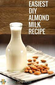 Easiest Homemade Almond Milk Ever Recipe Almond Milk Recipes Almond Milk Recipes Homemade Diy Almond Milk Recipes
