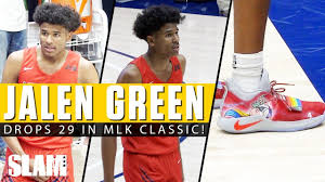Jalen green knows what it takes to be a unicorn—after all, he's the creator of unicorn fam.learn what it takes to join basketball's most rarified club and ge. Jalen Green Goes Off For 29 In Mlk Classic Youtube