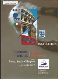 View england v italy head to head. Malta And International Football Collection 11th October 1997 Italy England 0 0 England Went Through Italy Qualified Through Play Offs Match Programme Special Free Issue Edited By The Italia Fa