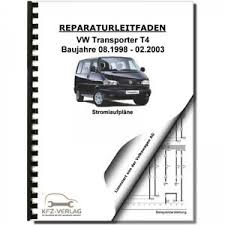 Vw Transporter T4 1998 2003 Schaltplan Stromlaufplan Elektrik Verkabelung Plane Ebay