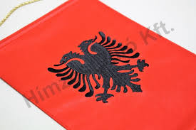 Zászló, albánia 894 × 604 (jpg, 32.4 kb, cc0) ‹ › ►. Albania Himzett Asztali Zaszlo Zaszlobolt
