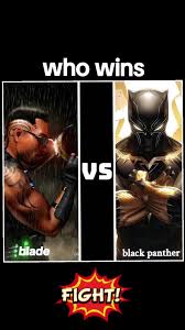 @kingandqueenlion please tell me who you got and why #whosbetter #blade  #blackpanther #marvel #superhero