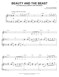 Alan Menken Beauty And The Beast Sheet Music Notes Chords Beginner Piano Download Film And Tv 32179 Pdf