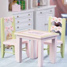 Dollhouse Miniature Pastel Child S Table And Chairs Set Nursery Miniatures Dollhouse Miniatures Doll Supplies Craft Supplies Kids Table And Chairs Table And Chair Sets Table And Chairs