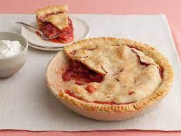 Grandma S Strawberry Rhubarb Pie Recipe Food Network Strawberry Rhubarb Pie Recipe Rhubarb Pie Rhubarb Recipes Pie
