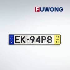 The process is established by the if you have to wait for plates and need to drive your car in the meantime, find out if you can get a temporary tag to put on your car while you wait. Germany Temporary License Plate With Blue Eu Stripe