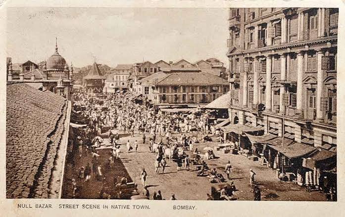 The Streets Of Bombay During The British Era, 5 Postcards 1900s - Past-India