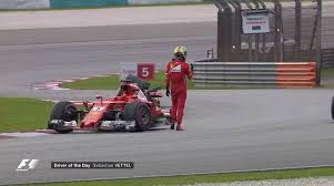 Introduced in 2016, the driver of the day award is voted for by fans during each grand prix and announced at the end of the race. Throwback To When Vettel Was Declared Driver Of The Day In Malaysia 2017 Formula1