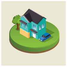 Wände, türen, fenster, treppen, usw. Isometrisches Hausdesign Download Kostenlos Vector Clipart Graphics Vektorgrafiken Und Design Vorlagen