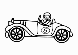 Download ze snel, print ze uit en kleur ze in! Race Auto Kleurplaten
