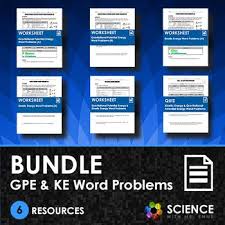 Bundle Gravitational Potential Energy Kinetic Energy Word Problems Quiz Gravitational Potential Energy Word Problems Kinetic Energy