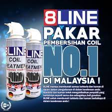 Diluted with two parts water and sprayed between the fins with a low pressure sprayer. 8line Coil Treatment Pencuci Aircond Kereta Original Hq Shopee Malaysia