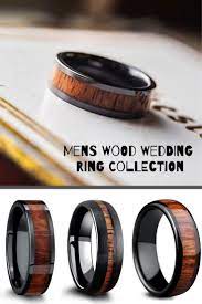 Men S Wood Wedding Rings Wood Wedding Ring Collection Wood Wedding Ring Wood Wedding Ring Mens Black Wedding Rings