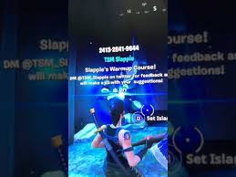 The ultimate editing course fortnite creative mode youtube. Tsm Slappies Warm Up Course Code Youtube